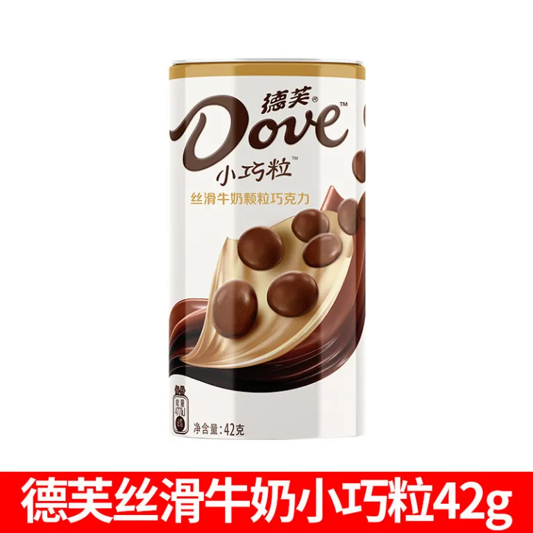 شکلات داوه Dove 42g بسته‌بندی قابل حمل، شکلات تلخ دانه‌ای خوش‌عطر برای عصرانه و مهمانی