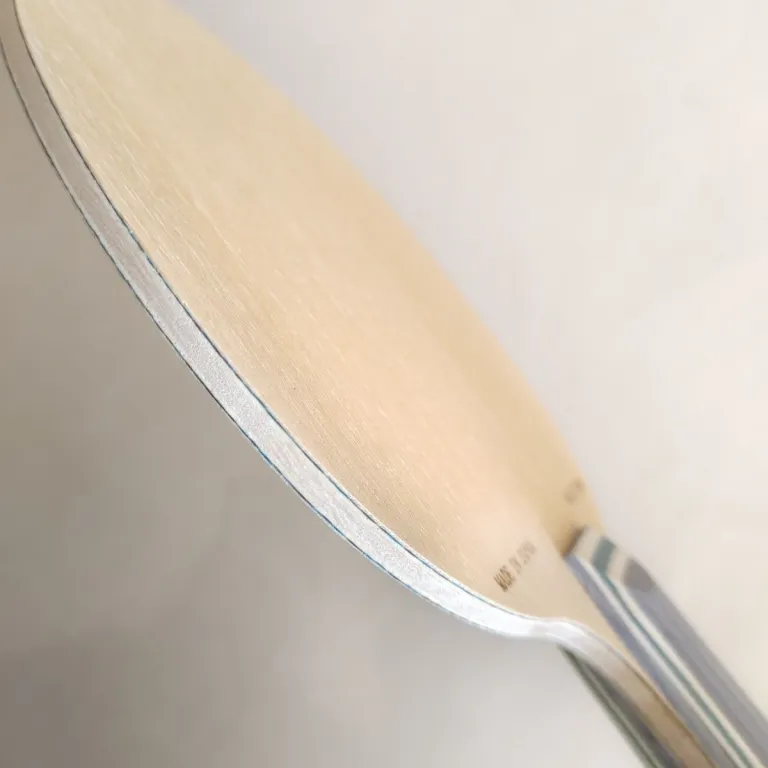 صفحه راکت پینگ‌پنگ با ساختار مشابه VISCARIA ویکسکاریا، نشان طلایی VIS، صفحه افقی DIY بدون روکش