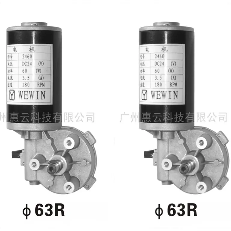 موتور سیم‌رسان دستگاه جوش MIG/MAG dc24v، موتور گیربکس دار DC آهنربای دائم مینیاتوری تجهیزات جوشکاری