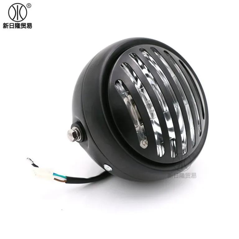 چراغ جلو رترو CG125 با قاب مشکی گرد GN125، لوازم جانبی موتورسیکلت