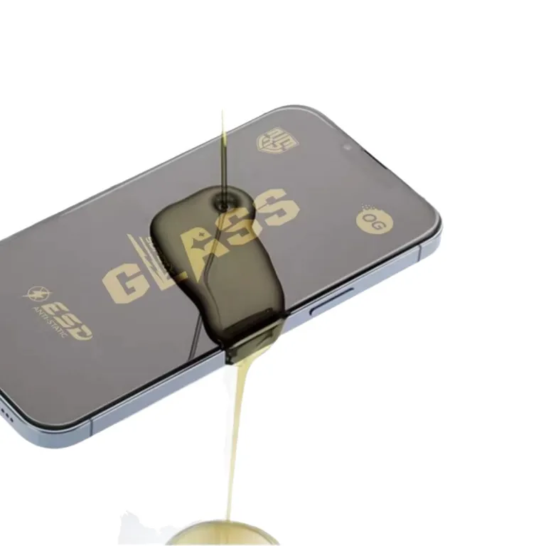 گلس OG Glass ضد الکتریسیته ساکن با لبه خمیده فوق‌العاده بزرگ مناسب آیفون 17 16 15/Pro Max