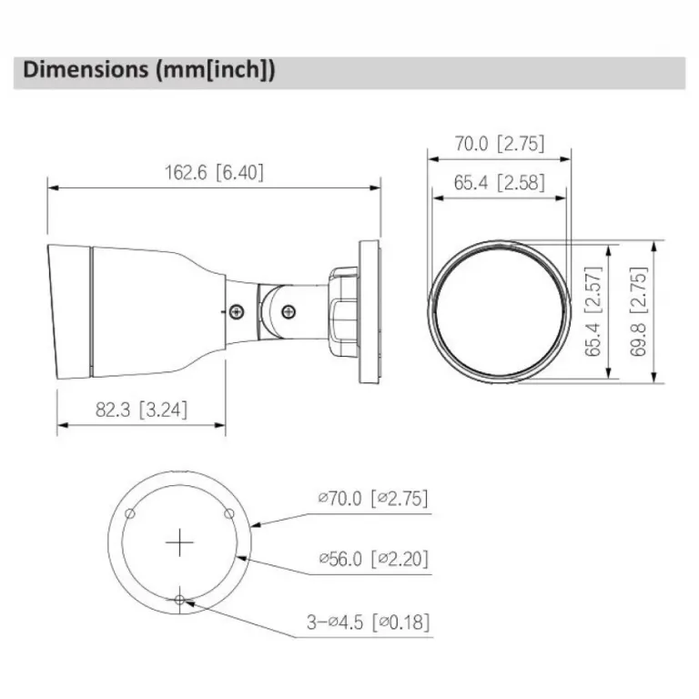 دوربین شبکه داهوا 400 مگاپیکسل 4MP IPC-HFW1431S1ADahua نسخه بین‌المللی انگلیسی