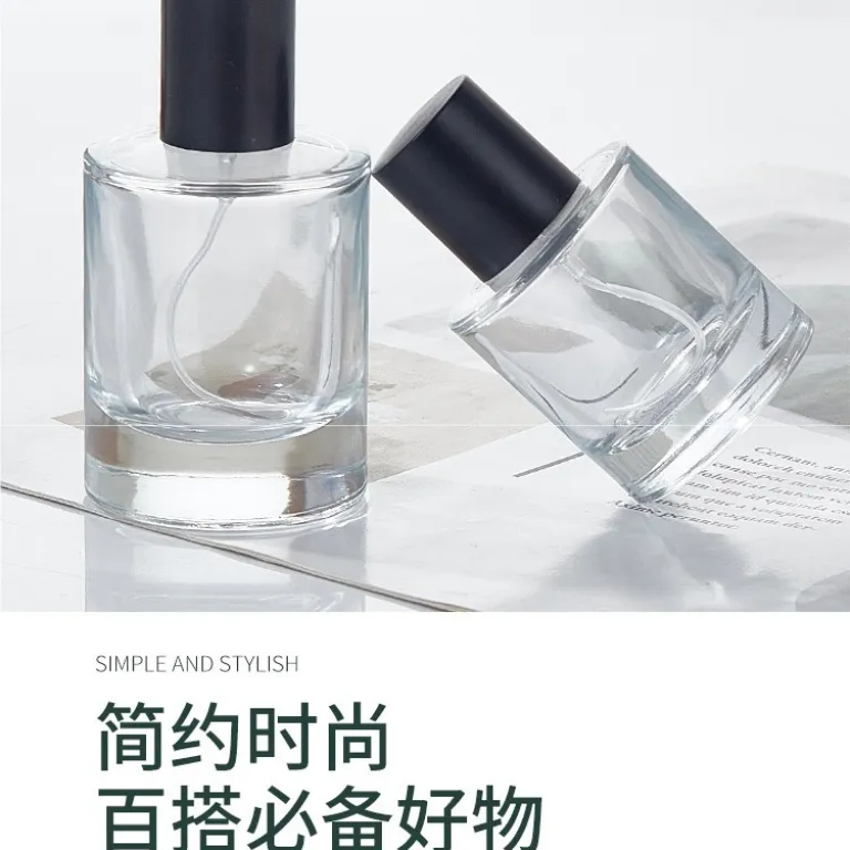 30ml بطری شیشه‌ای عطر، بطری شیک تقسیم عطر 100ml بطری اسپری، بطری تقسیم عطر لوکس 50ml