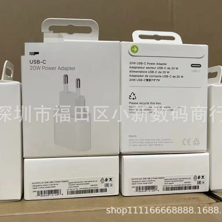 شارژر اورجینال مناسب اپل Iphone20W PD اروپایی 20W Power Adapter