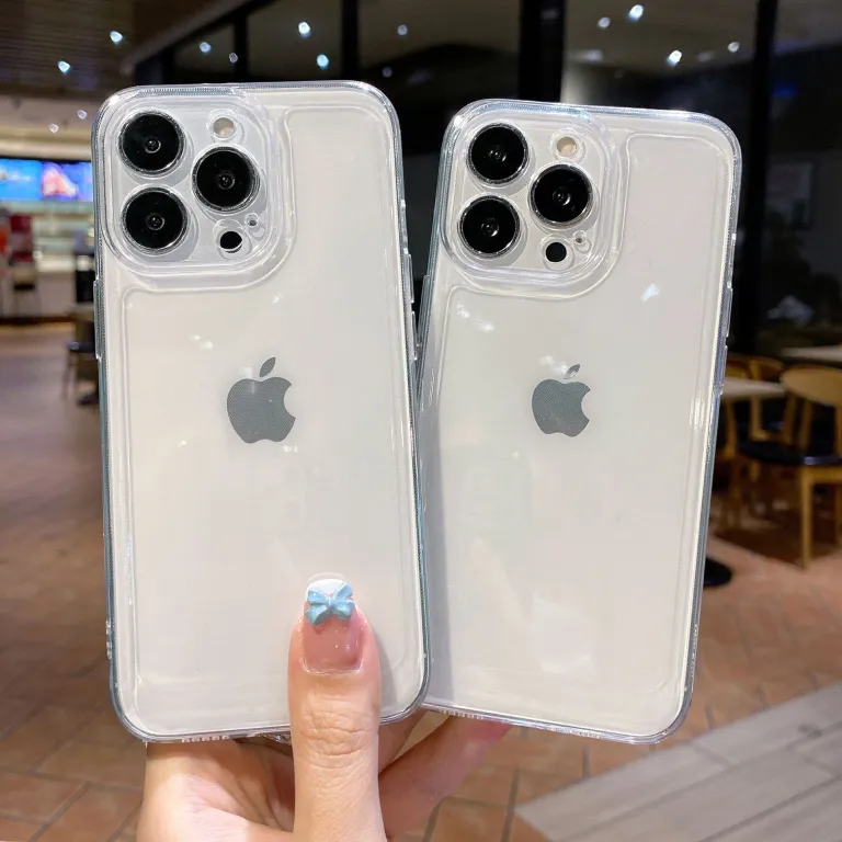 قاب شفاف گوشی اپل 17promax ضد سقوط iphone16tpu با پوشش کامل فضایی 15 13