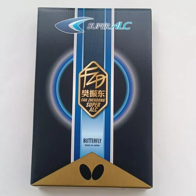 راکت پینگ‌پنگ حرفه‌ای هم‌ساختار فن ژندونگ ALC/SALC دسته افقی و عمودی نشان طلایی و نقره‌ای