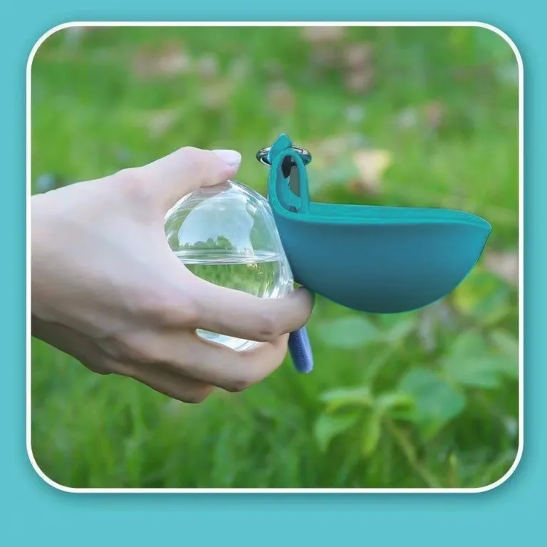 آبخوری تاشو قابل حمل حیوانات خانگی برای بیرون، گربه و سگ