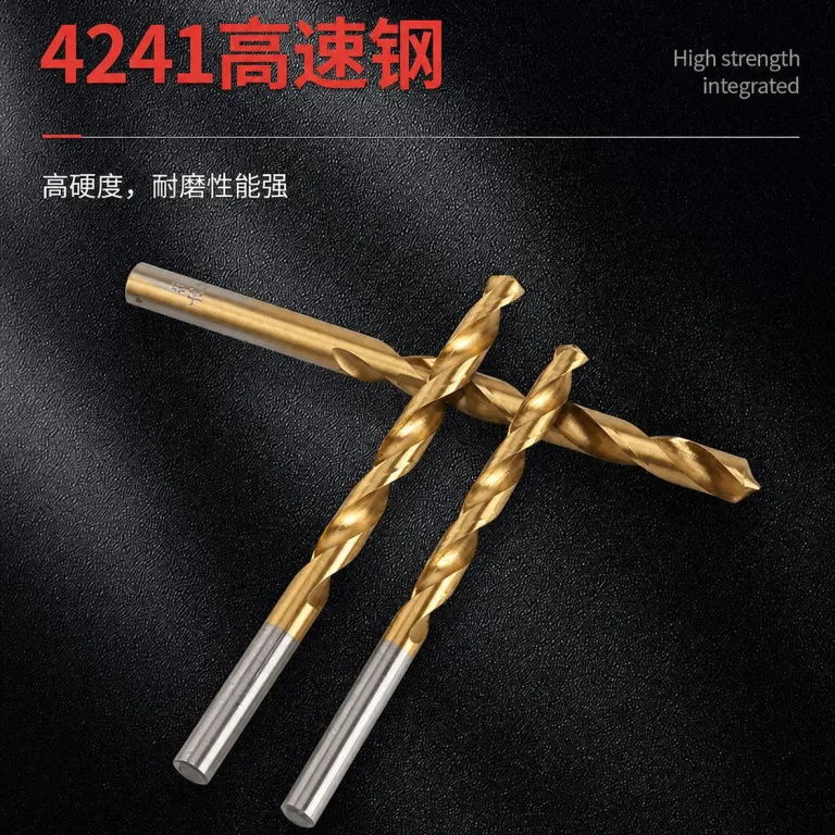 مته مارپیچ فولاد تندبر با روکش تیتانیوم، ساق راست، مجموعه 1-13mm در جعبه فلزی 4241