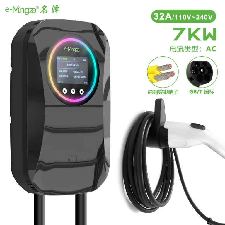 TYPE2 کابل شارژ استاندارد اروپا 7KW شارژر EV خودروی برقی AC خانگی