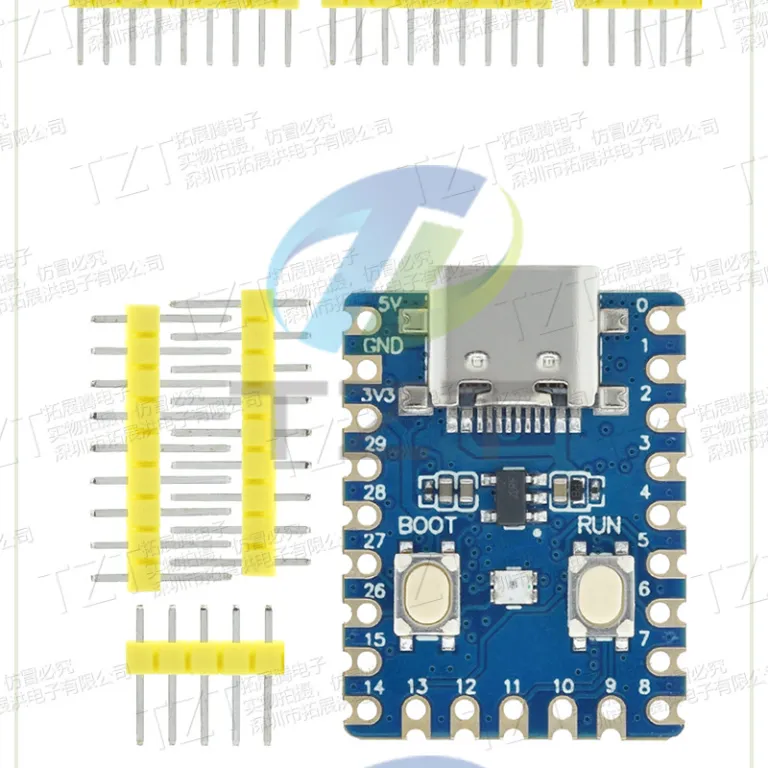 برد توسعه RP2350-Zero میکروکنترلر با رابط Type-C مبتنی بر تراشه RP2350 رزبری پای