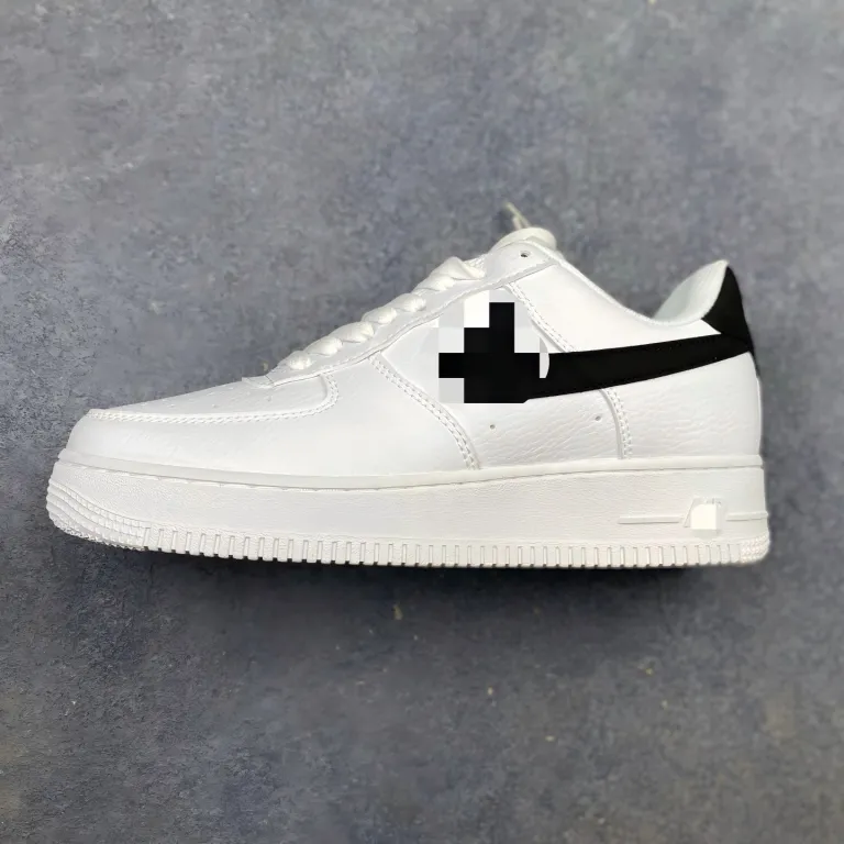 AF1‘07 کفش کتانی ساق کوتاه / کفش راحتی، دوخت لبه‌دار با جعبه اصلی و کفی هوا کامل
