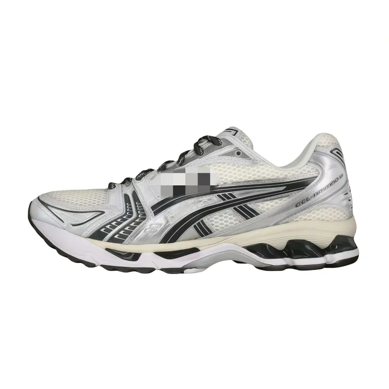 kayano14کفش دویدن ضربه‌گیر زنانه و مردانه ساق کوتاه کفش ورزشی راحتی K14رویه مشکی تنفس‌پذیر و مقاوم در برابر سایش