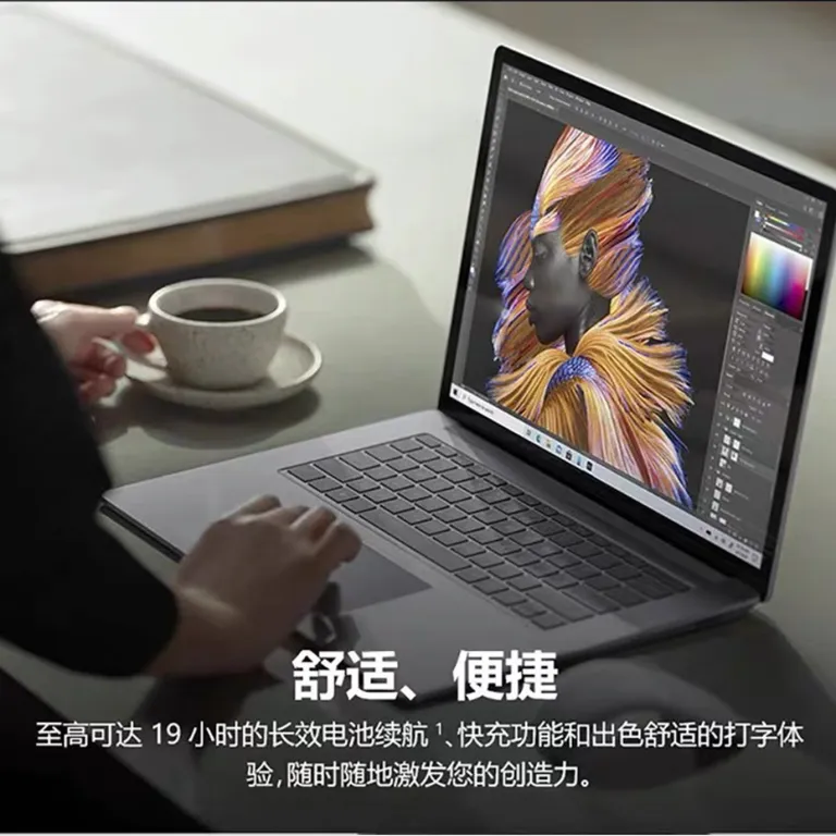 لپ‌تاپ Surface Laptop3/4 i7 32+1TB باریک 13.5 اینچی مخصوص بازی، تجاری و اداری