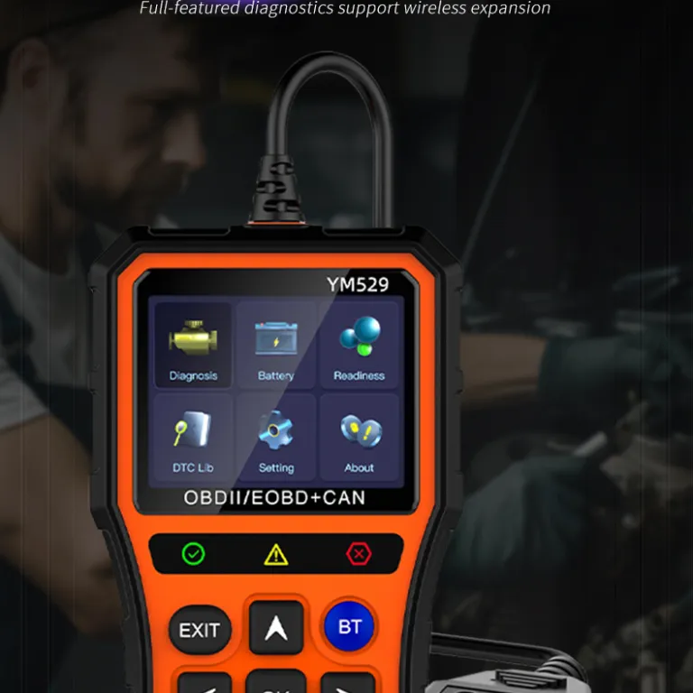 YM529 دستگاه عیب‌یاب موتور خودرو، تست باتری، عیب‌یاب خودرو، دستگاه عیب‌یاب OBD