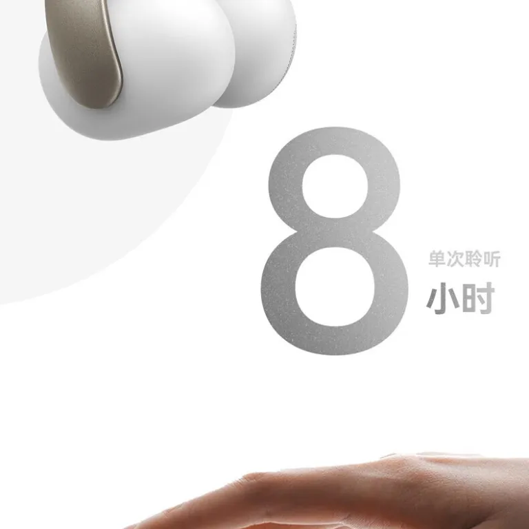 هندزفری بلوتوثی گیره‌ای SoundCore AeroClip، باز، مخصوص ورزش و دویدن، راحت با اتصال روی گوش A3388