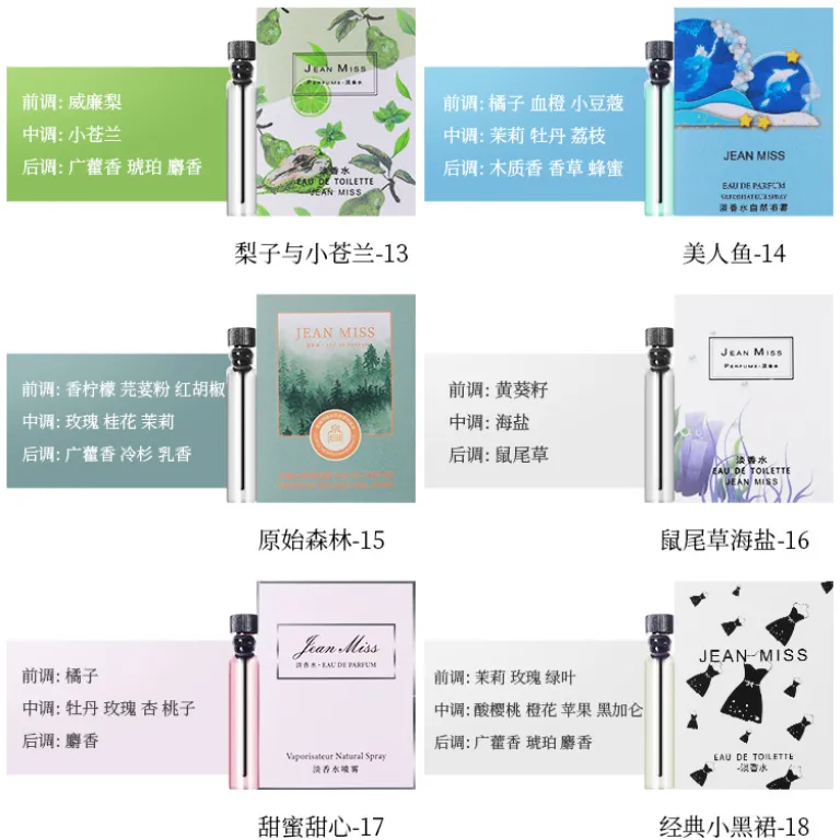 عطر کارتی برند معروف زنانه و مردانه ماندگار 2ml مینیاتوری Q نسخه کوچک پرفیوم