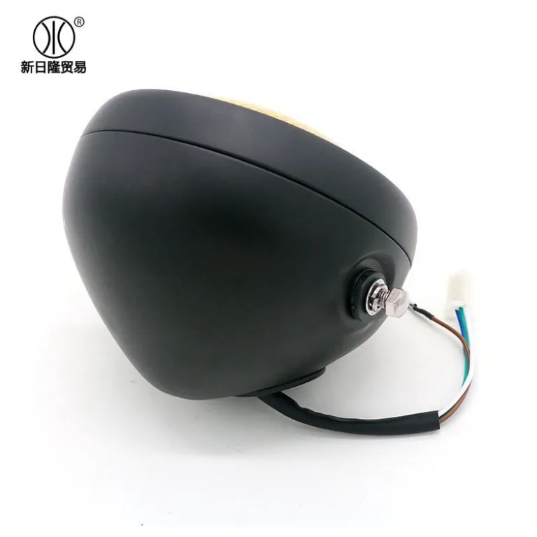 CG125 چراغ جلوی رترو GN125 با بدنه مشکی گرد، عرضه عمده لوازم موتورسیکلت