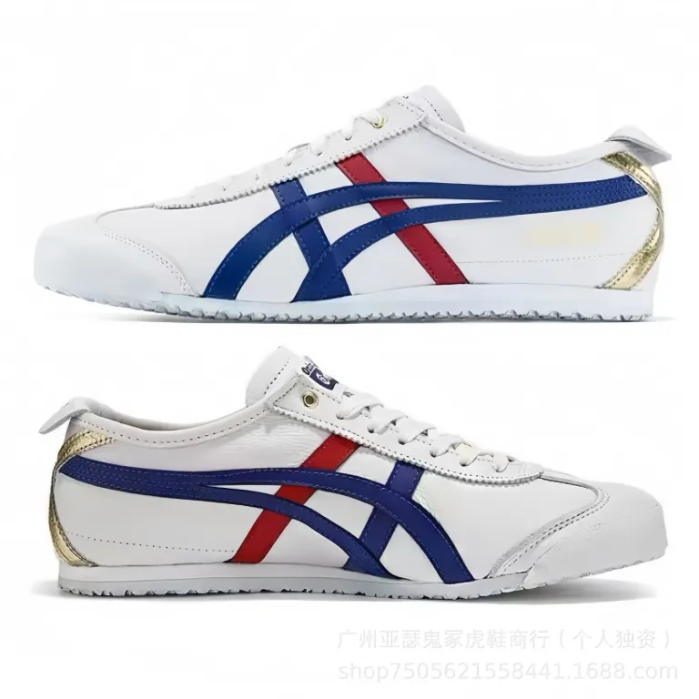 کفش راحتی اسپرت کلاسیک Onitsuka Tiger MEXICO66 مناسب پیادهروی و استفاده روزمره، شیک و همهپسند مدل آگانو
