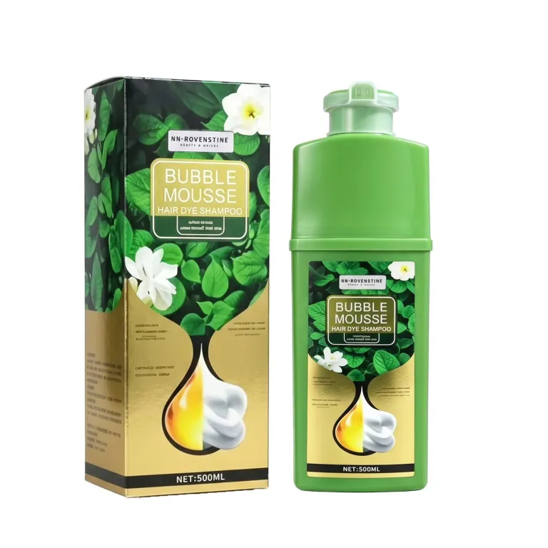رنگ موی فومی ملایم BUBBLE گیاهی طبیعی اصل مناسب صادرات عمده و ارسال مستقیم از کارخانه