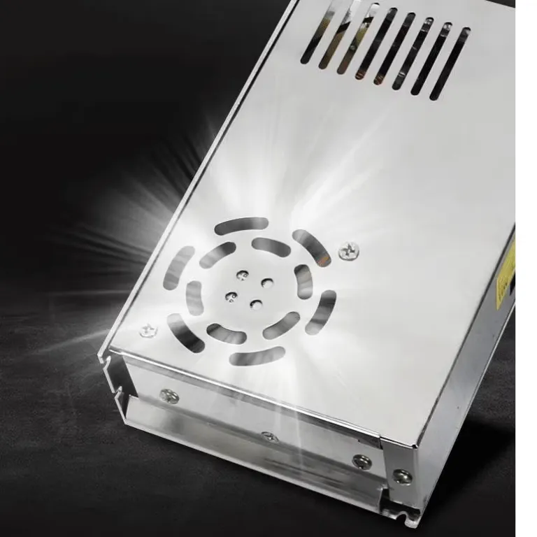 منبع تغذیه سوئیچینگ پرقدرت 220v به 12v ترانسفورماتور / سری 5v24v36vS منبع تغذیه قاب آلومینیومی برای نوار LED و تابلو