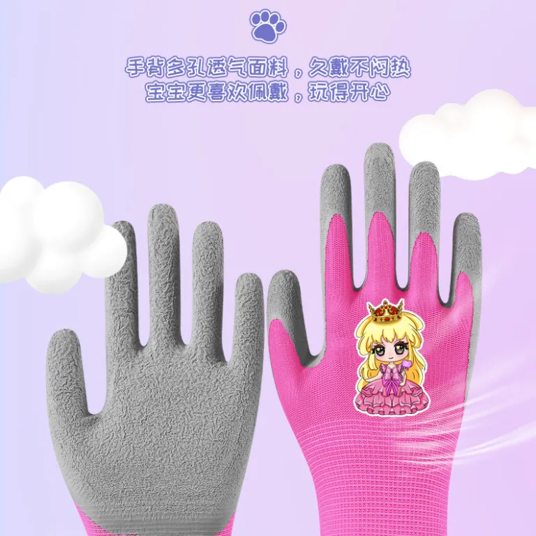 دستکش محافظ کودک برای ایمنی در ساحل، ضد برش، ضد لغزش، ضد گاز گرفتن، مناسب همستر، باغبانی و مهدکودک
