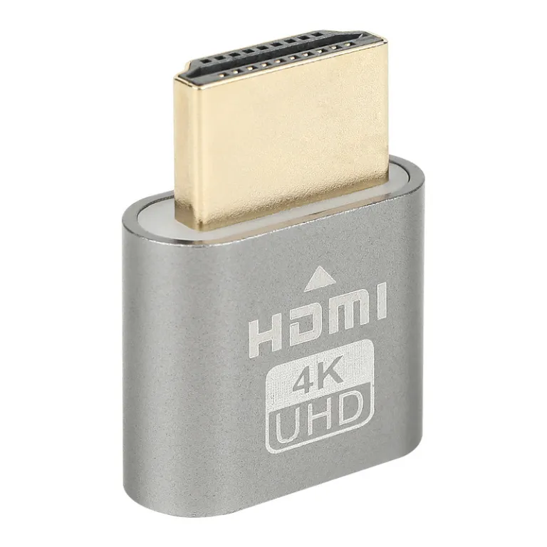 دستگاه مجازی HDMI قفل EDID شبیه‌ساز نمایشگر کارت گرافیک DP فریب‌دهنده پرفروش بین‌المللی برای استودیو و اتصال از راه دور