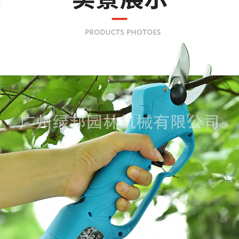 قیچی برقی هرس شارژی باغبانی قدرتمند لیتیومی برای شاخه‌های ضخیم و بلند SC-8603
