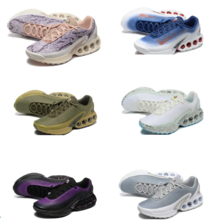 کفش دویدن Air Max Dn پوتیان کراس‌بوردر مردانه، کفش اسپرت راحتی تنفس‌پذیر ضدسایش ضدلغزش با کفی هوا کامل
