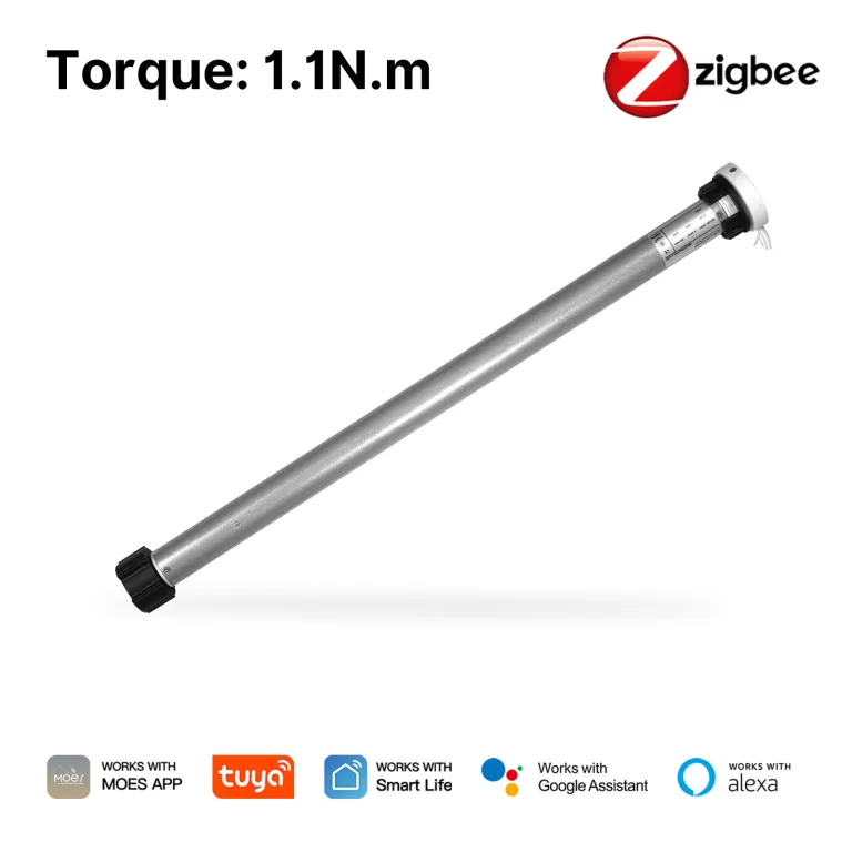موتور پرده هوشمند Zigbee Tuya 25 کنترل از راه دور و زمان‌بندی با اپلیکیشن برای موتور کرکره برقی