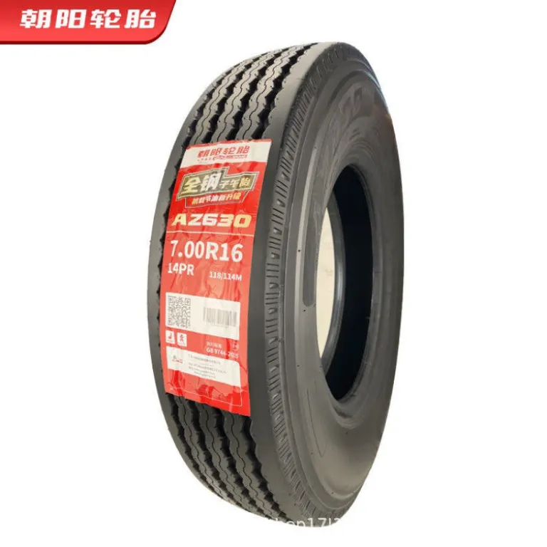 لاستیک چاویانگ 700R16 تمامسیمی 14 لایه باربری مقاوم در برابر سایش برای کامیون و اتوبوس 700-16 AZ630