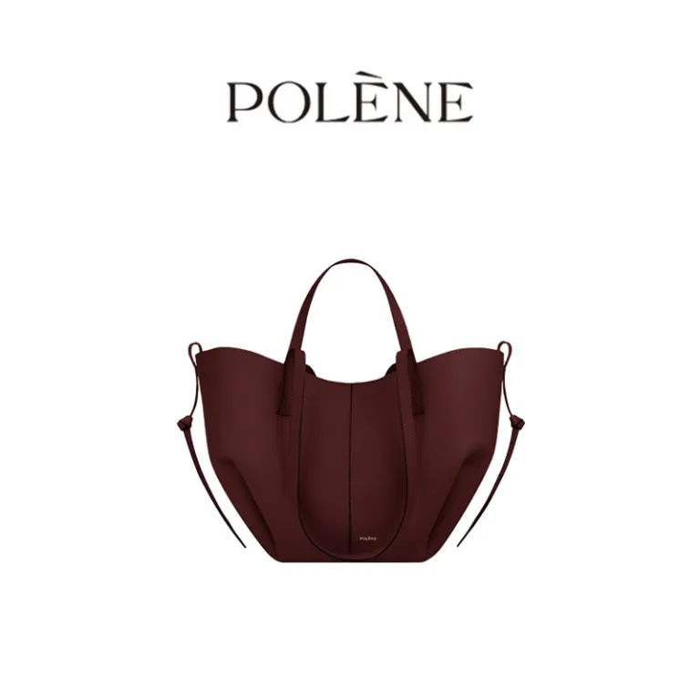 کیف توت کراس‌بوردر مدل بال‌دار polene مدل جدید Cyme کیف دوشی چرم گاوی کیف دستی گنجایش بالا