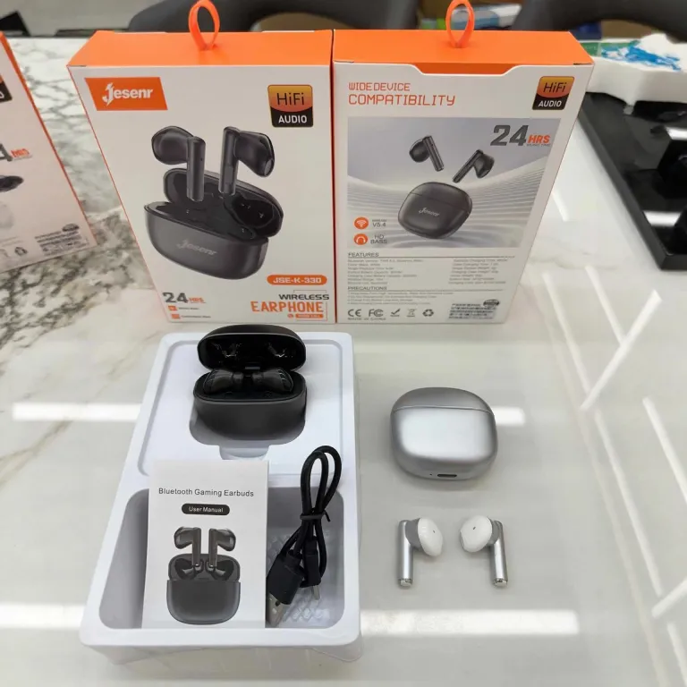 هدفون بلوتوث بی‌سیم JesenrAI با ترجمه هوشمند JSE-K330 مناسب برای اپل، اندروید و TWS هواچیانگ‌بی