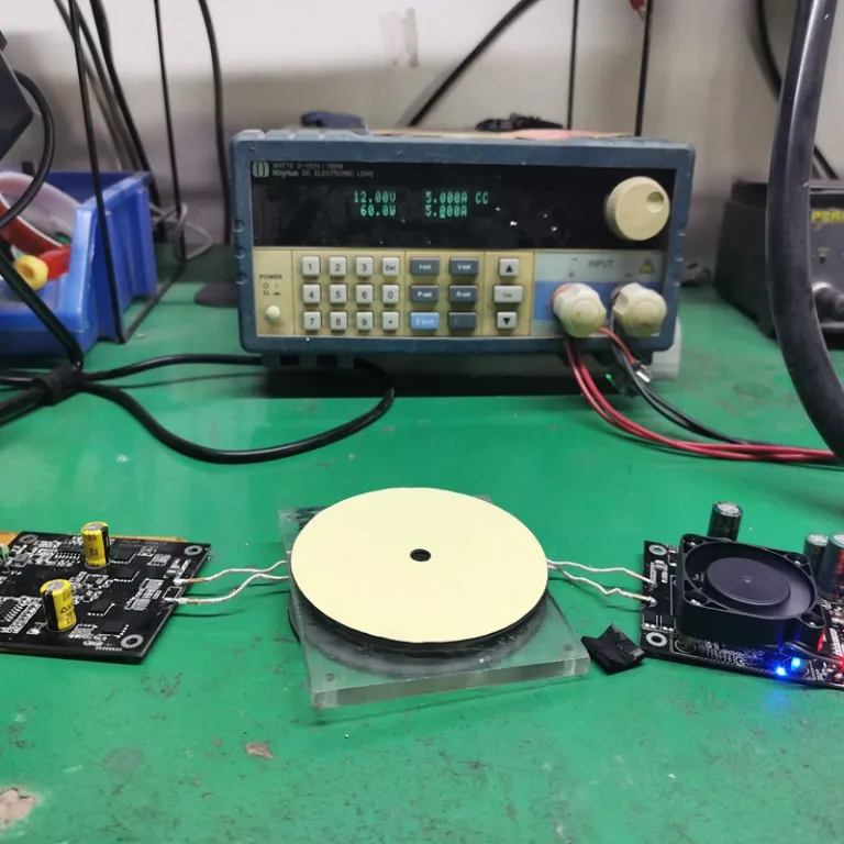 ماژول شارژ بی‌سیم پرقدرت شنژن دارای گواهی، تغذیه از راه دور 100W برد PCBA ماژول شارژ بی‌سیم