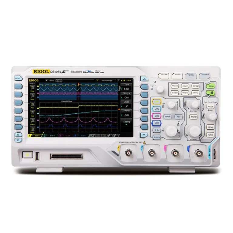 اسیلوسکوپ رومیزی دیجیتال چهار کاناله ریگول DS1054Z با رابط منطقی DS1074ZPlus