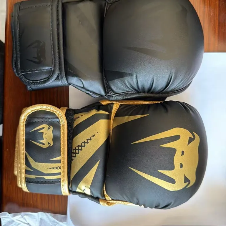 دستکش بوکس نیم‌انگشتی MMA مردانه و زنانه مخصوص بزرگسالان و کودکان حرفه‌ای برای ساندا و مبارزه