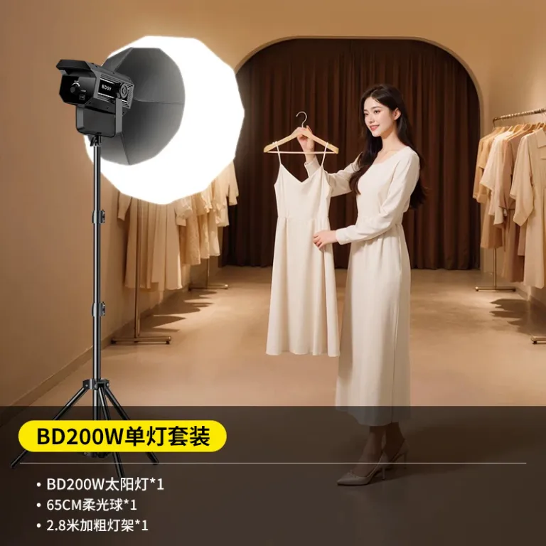پرفروش 300W چراغ مکمل ویدیویی پخش زنده مجری، چراغ دیپ پارابولیک زیباسازی پرقدرت آرایشی با نور ملایم برای عکاسی داخلی