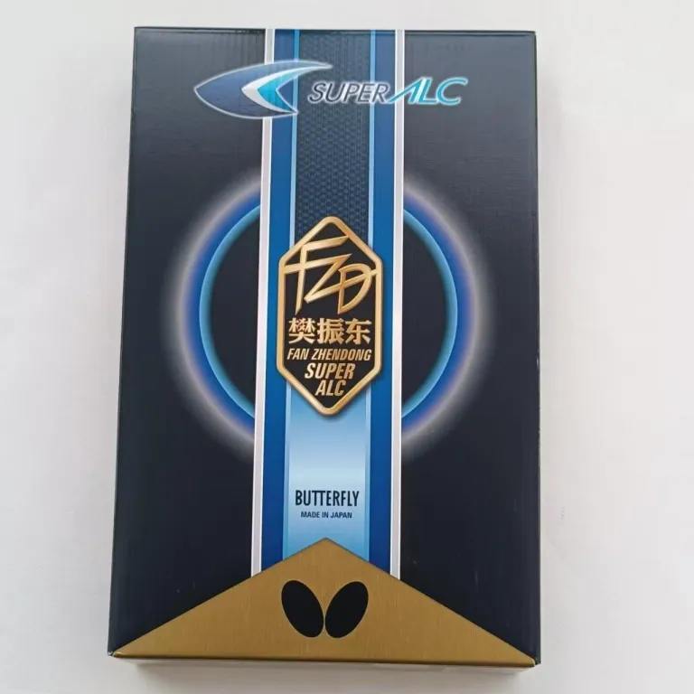 راکت پینگ‌پنگ حرفه‌ای هم‌ساختار فن ژندونگ ALC/SALC دسته افقی و عمودی نشان طلایی و نقره‌ای