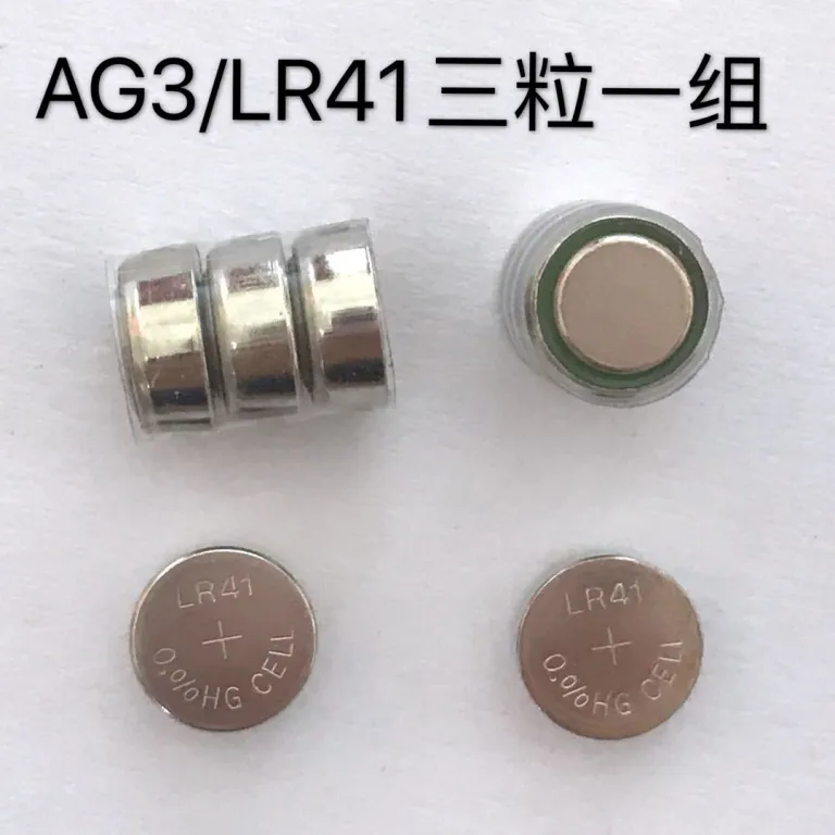 موجود در انبار LR41/AG3/L736 باتری سکه‌ای 3 عددی بسته ترکیبی 4.5V قلم اتصال سری الکترونیکی lr41