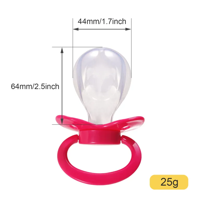 پستانک بزرگسال ABDL با کیفیت بالا، طرح اروپایی، مناسب نوزاد و کودک