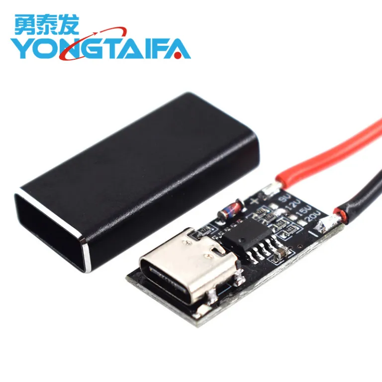 PD/QC Type-c برد تریگر پروتکل ولتاژ شارژ سریع USB 9V 12V 15V 20V
