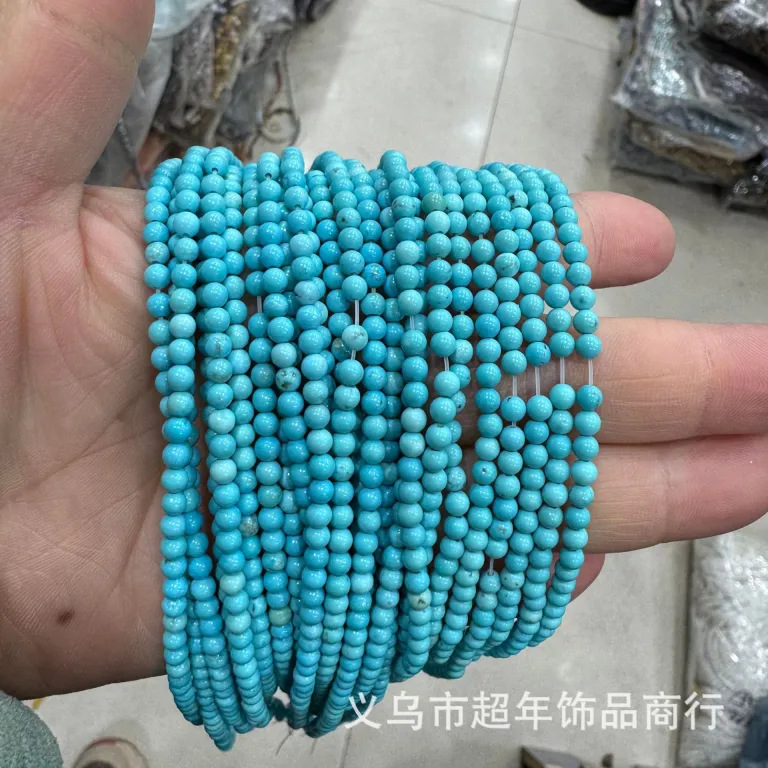 2mm3mm4mm مهره‌های گرد کوچک سنگ طبیعی، لوازم جانبی زیورآلات، آمیتیست، آونتورین سبز، تورمالین، مهره‌های DIY عمده