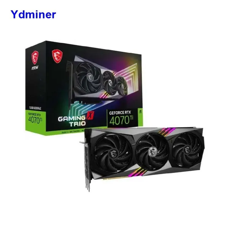 100% نو RTX 4070 TI کارت گرافیک GeForce RTX 4070TI 3X 12g قیمت عمده کارت گرافیک