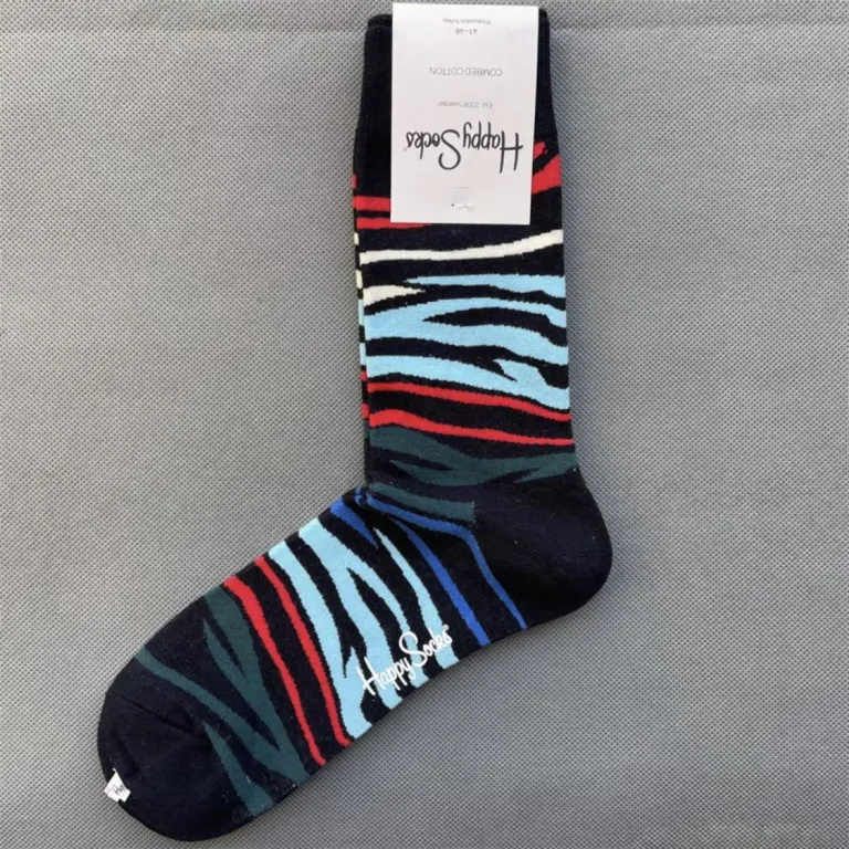 جوراب رنگی HappySocks مردانه طرح کارتونی فانتزی اینستاگرامی ساق‌متوسط بیرونی خیابانی