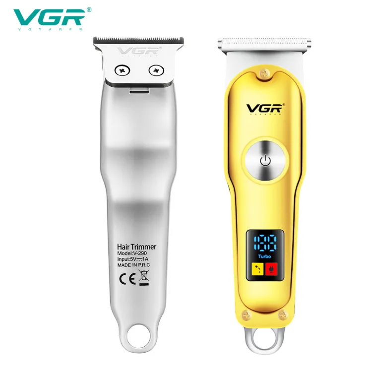 vgr290 ماشین اصلاح موی برقی جدید با نمایشگر هوشمند LED، قابل حمل، مخصوص مدل موی پومپادور