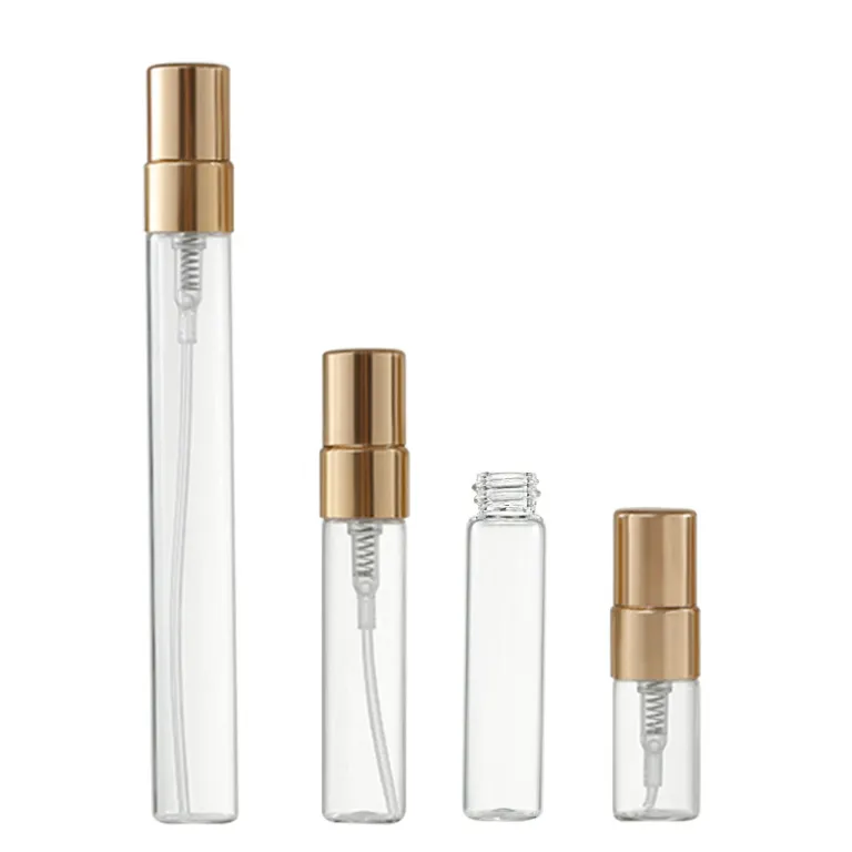 بطری اسپری عطر 2ml پرفروش بینالمللی 5ml10ml بطری شیشهای عطر مسافرتی قابل حمل نمونه کوچک