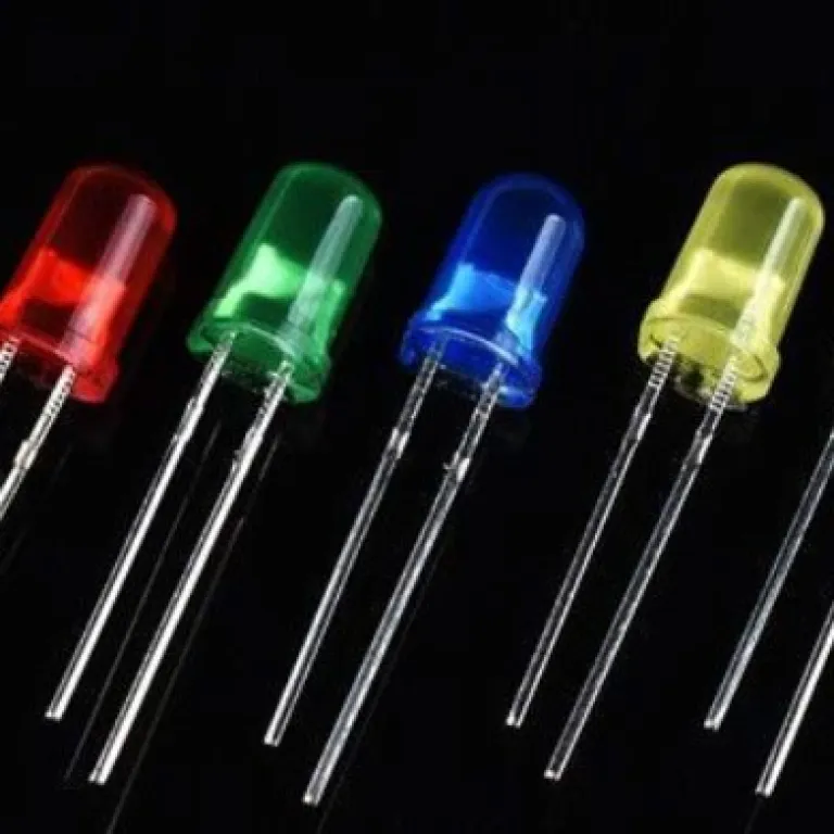 F3 LED نشانگر قرمز با پایه کوتاه F5 چراغ آبی سفید و آبی یخی با پایه بلند، سبز و زرد