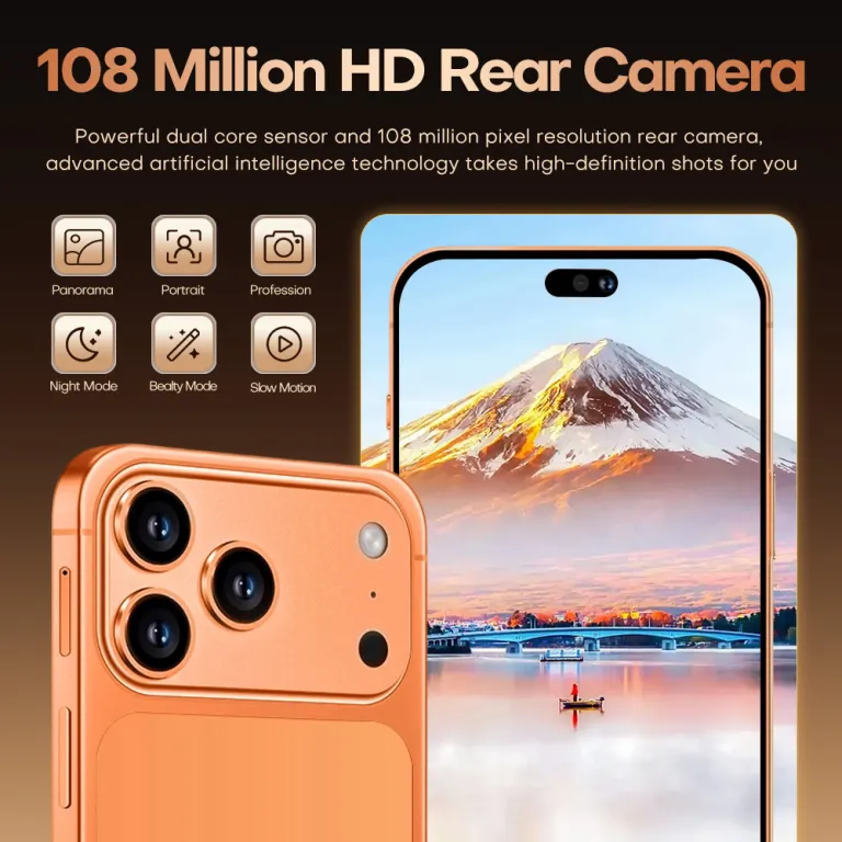 i17ProMax گوشی موبایل کراس‌بوردر 7.3 اینچ صفحه‌نمایش بزرگ 3+64GB اندروید واقعی 4G گوشی هوشمند تجارت خارجی 1 نسبت به 1