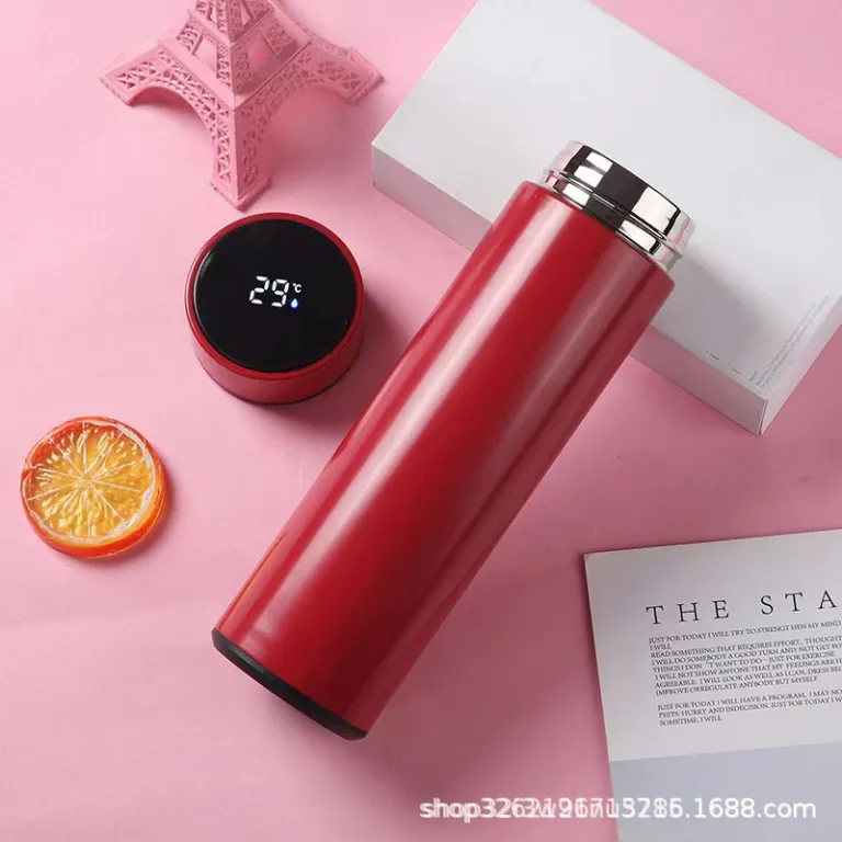 فلاسک استیل ضدزنگ با نمایشگر دما 304 هدیه تبلیغاتی خلاقانه مناسب کسب‌وکار با قابلیت سفارشی‌سازی