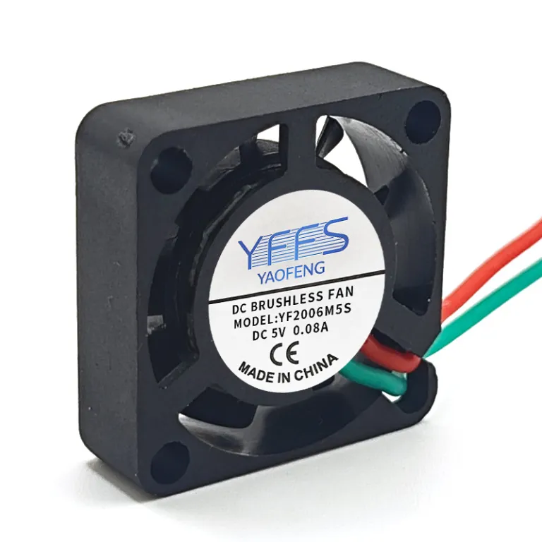 2006 فن خنک‌کننده 12V فن خنک‌کننده برای چراغ خودرو، پروژکتور کوچک و دستگاه سنجش هوا 20*20*6mm
