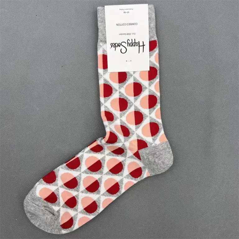 جوراب رنگی HappySocks مردانه طرح کارتونی فانتزی اینستاگرامی ساق‌متوسط بیرونی خیابانی